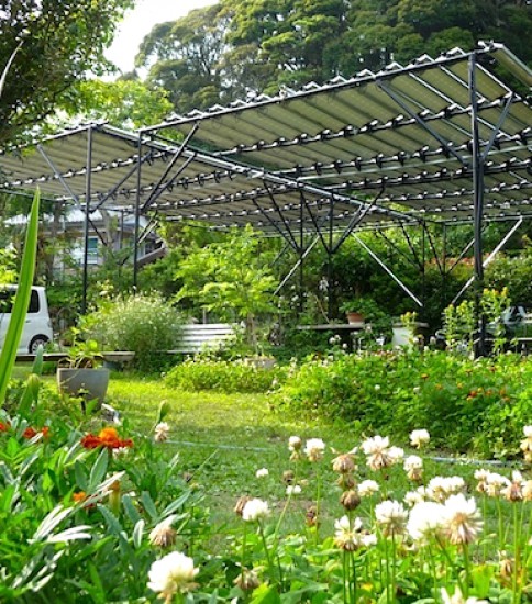 庭園ソーラーシェアリング
